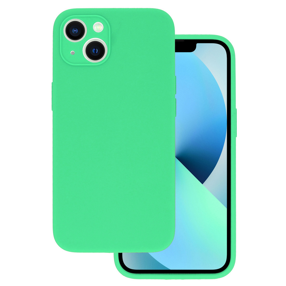 Pokrowiec etui Vennus Silicone Lite turkusowe APPLE iPhone 14 Pro