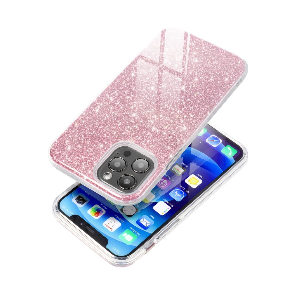 Pokrowiec etui z brokatem Shining rowe APPLE iPhone SE 2020 / 3