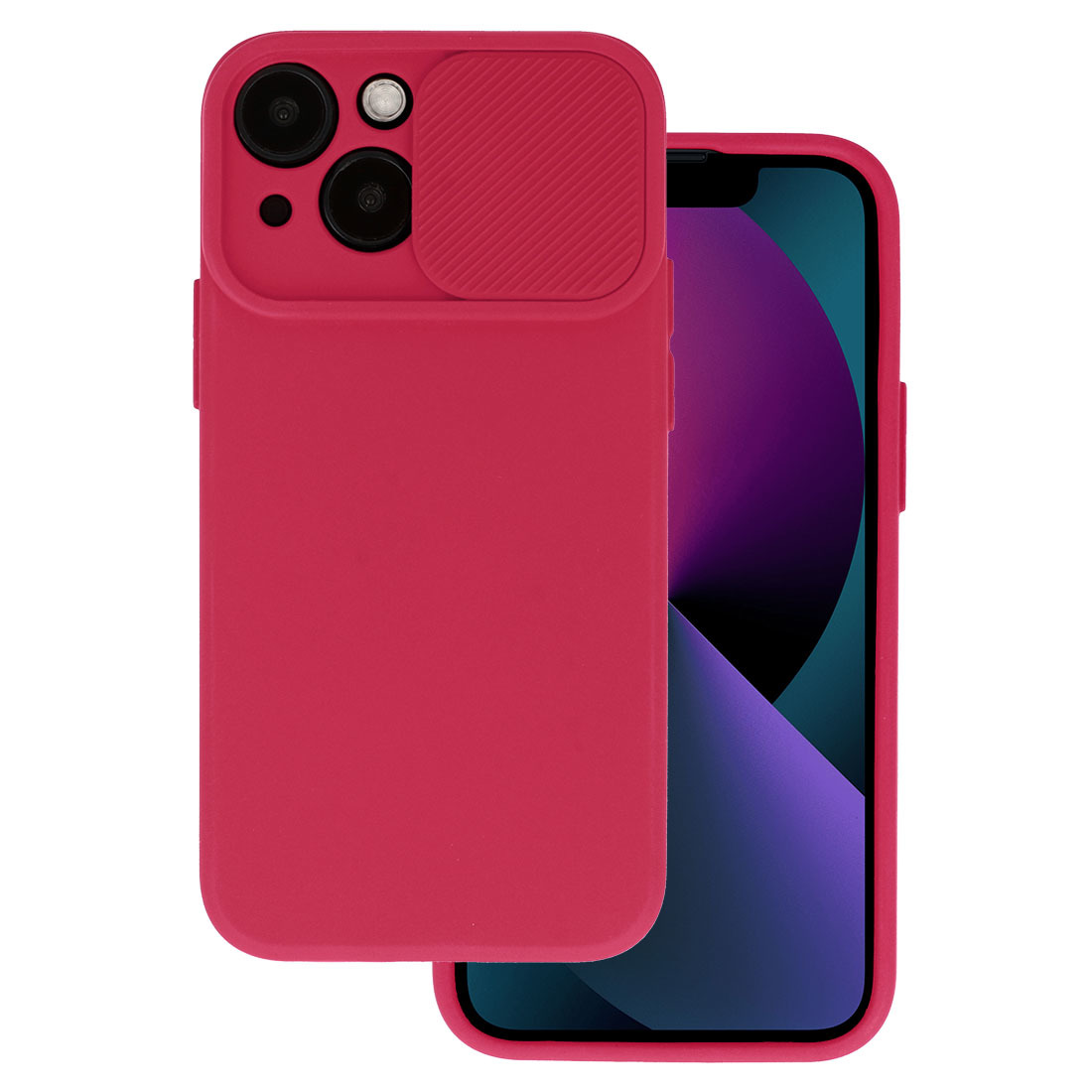 Pokrowiec etui z elastycznego TPU Camshield Soft bordowe Xiaomi Redmi Note 11 Pro