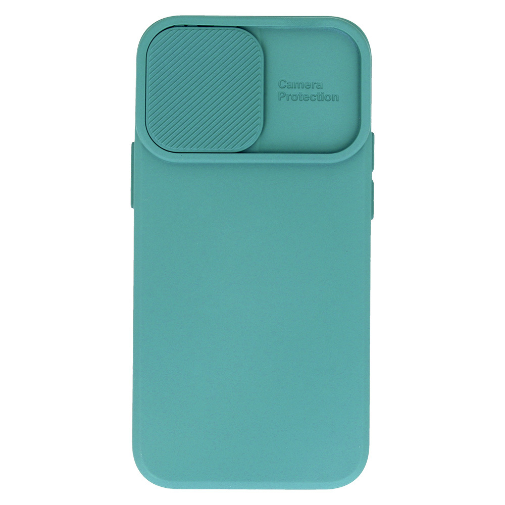 Pokrowiec etui z elastycznego TPU Camshield Soft Case ciemnozielone APPLE iPhone 14 Plus / 7