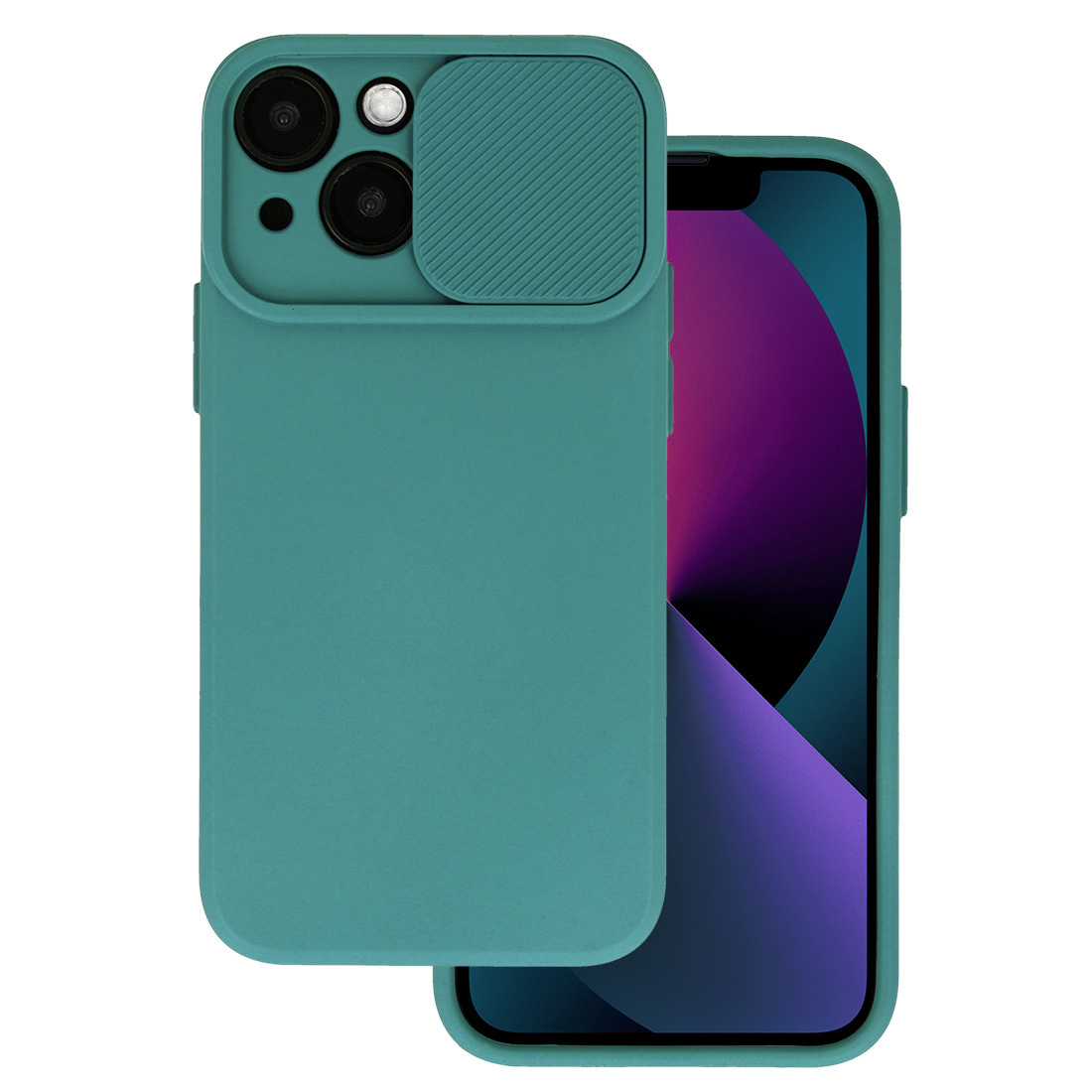 Pokrowiec etui z elastycznego TPU Camshield Soft Case ciemnozielone Realme 9 Pro