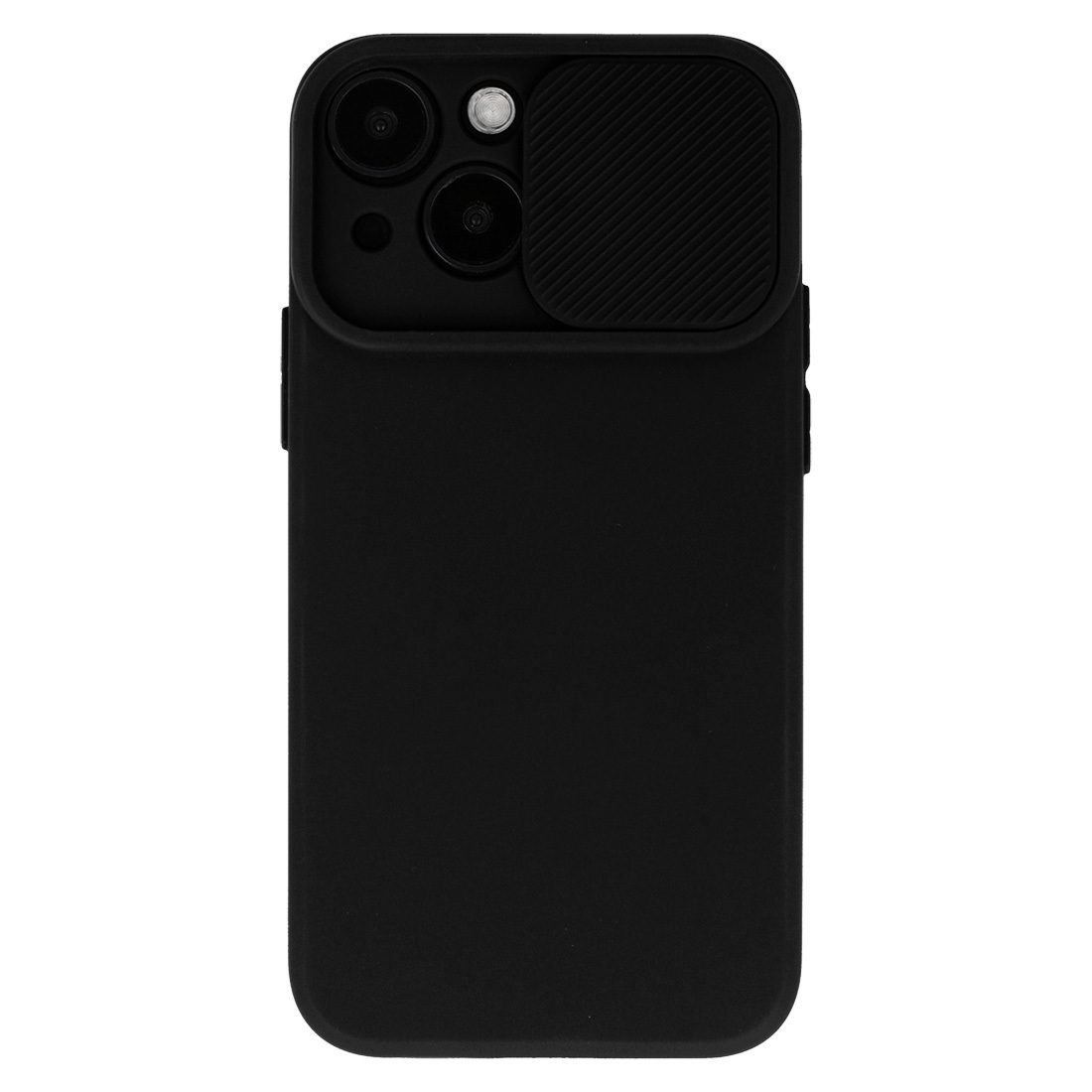 Pokrowiec etui z elastycznego TPU Camshield Soft Case czarne APPLE iPhone 13 / 2
