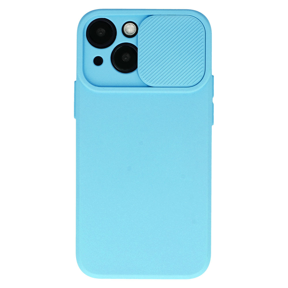 Pokrowiec etui z elastycznego TPU Camshield Soft Case jasnoniebieskie APPLE iPhone 14 Plus / 2