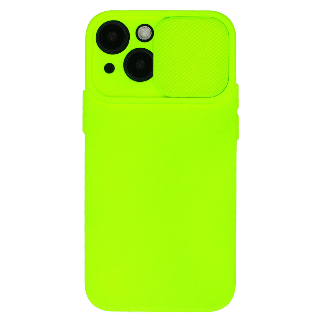 Pokrowiec etui z elastycznego TPU Camshield Soft Case limonkowe APPLE iPhone 13 / 2