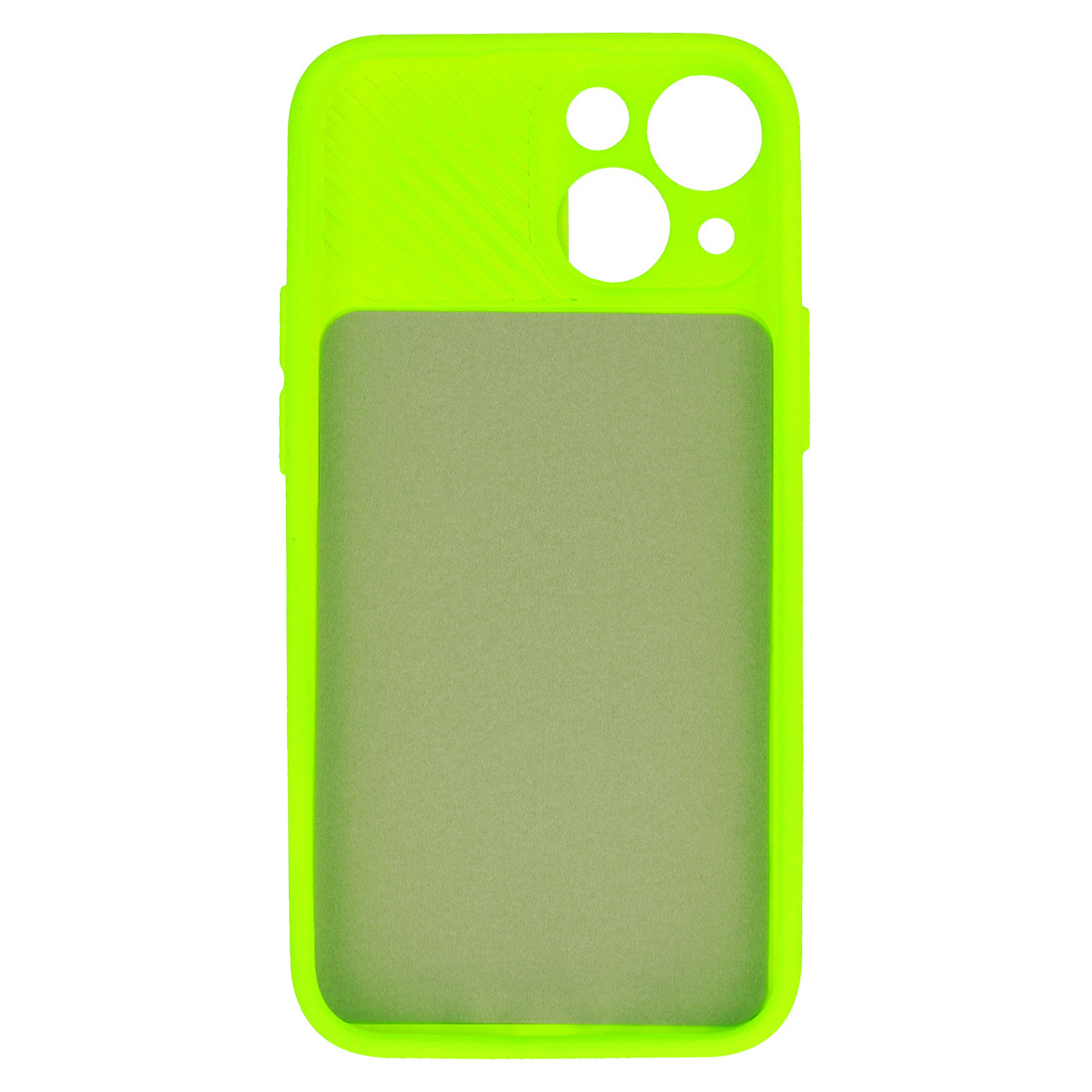 Pokrowiec etui z elastycznego TPU Camshield Soft Case limonkowe APPLE iPhone 13 Pro / 5