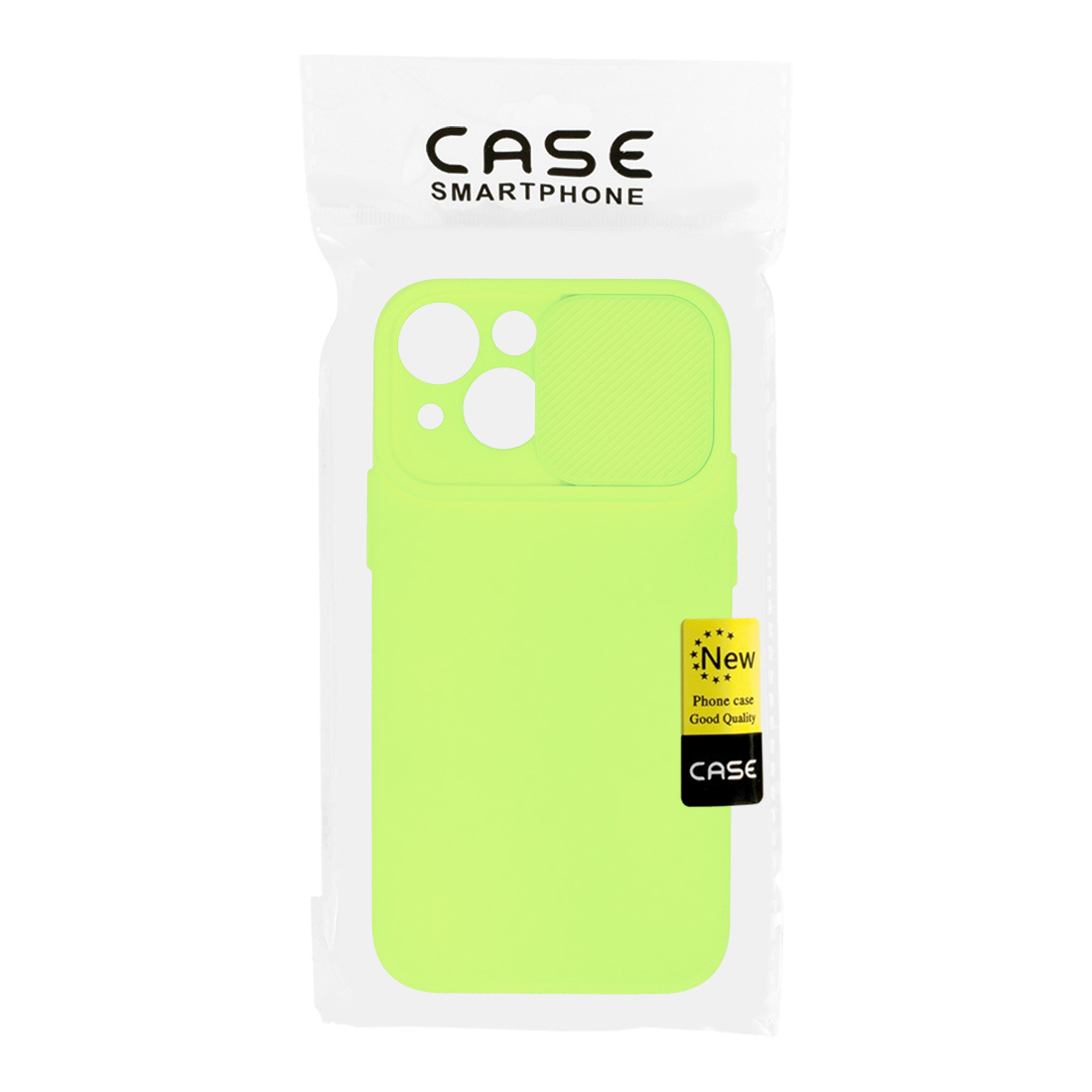 Pokrowiec etui z elastycznego TPU Camshield Soft Case limonkowe APPLE iPhone 13 Pro / 7