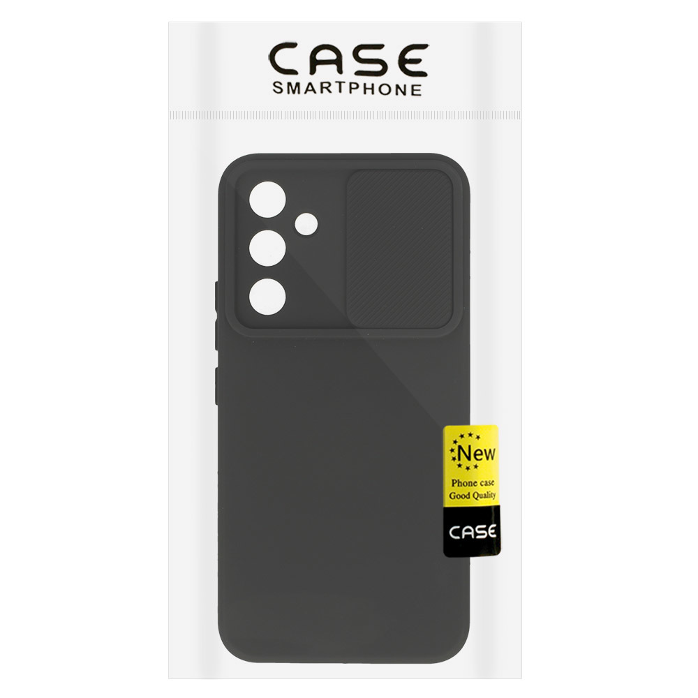 Pokrowiec etui z elastycznego TPU Camshield Soft czarne SAMSUNG Galaxy A34 5G / 6