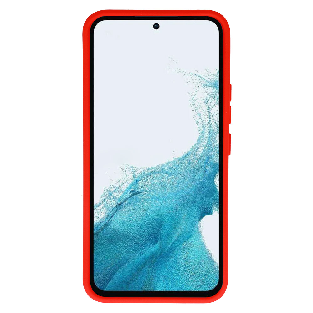 Pokrowiec etui z elastycznego TPU Camshield Soft czerwone SAMSUNG Galaxy A34 5G / 3