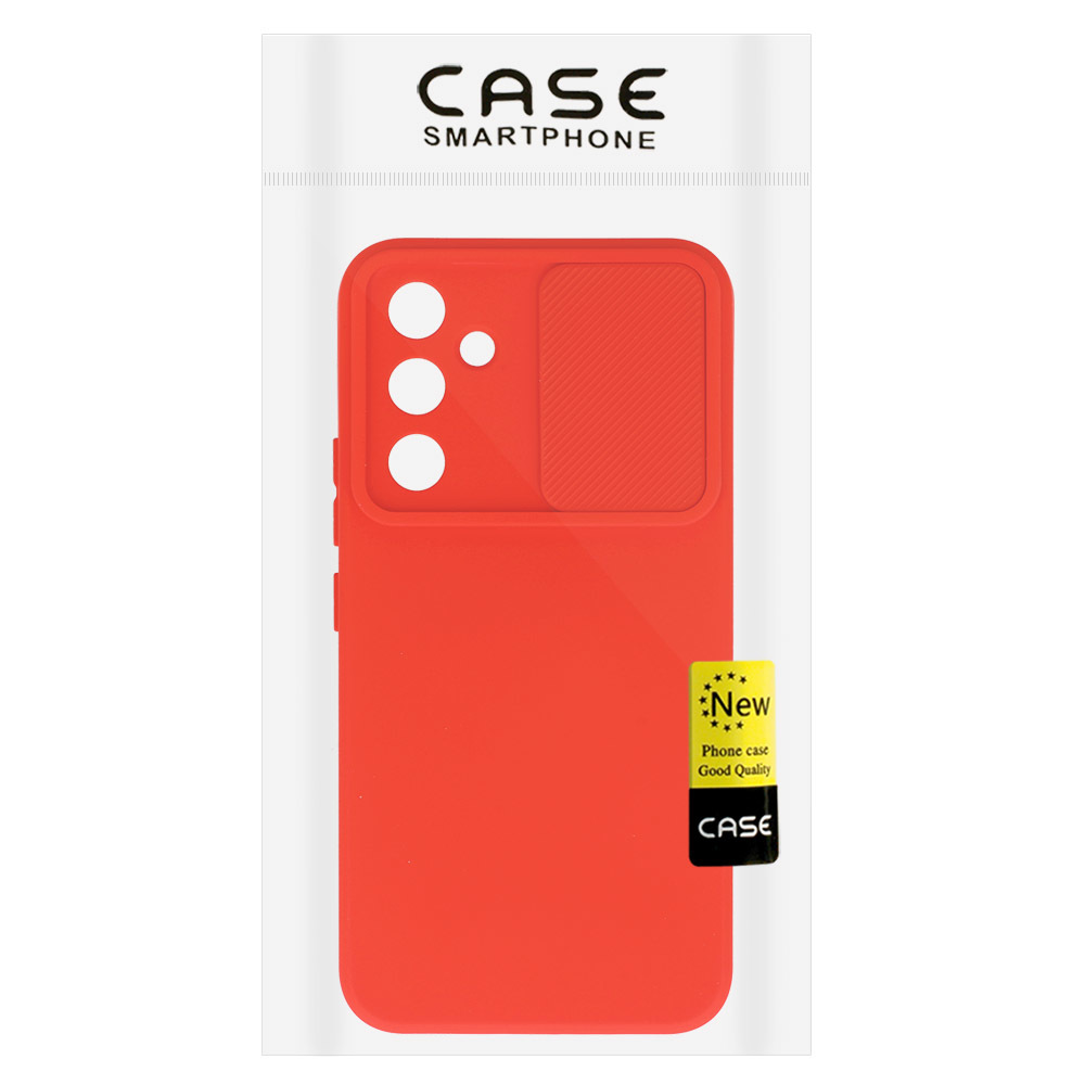 Pokrowiec etui z elastycznego TPU Camshield Soft czerwone SAMSUNG Galaxy A34 5G / 6