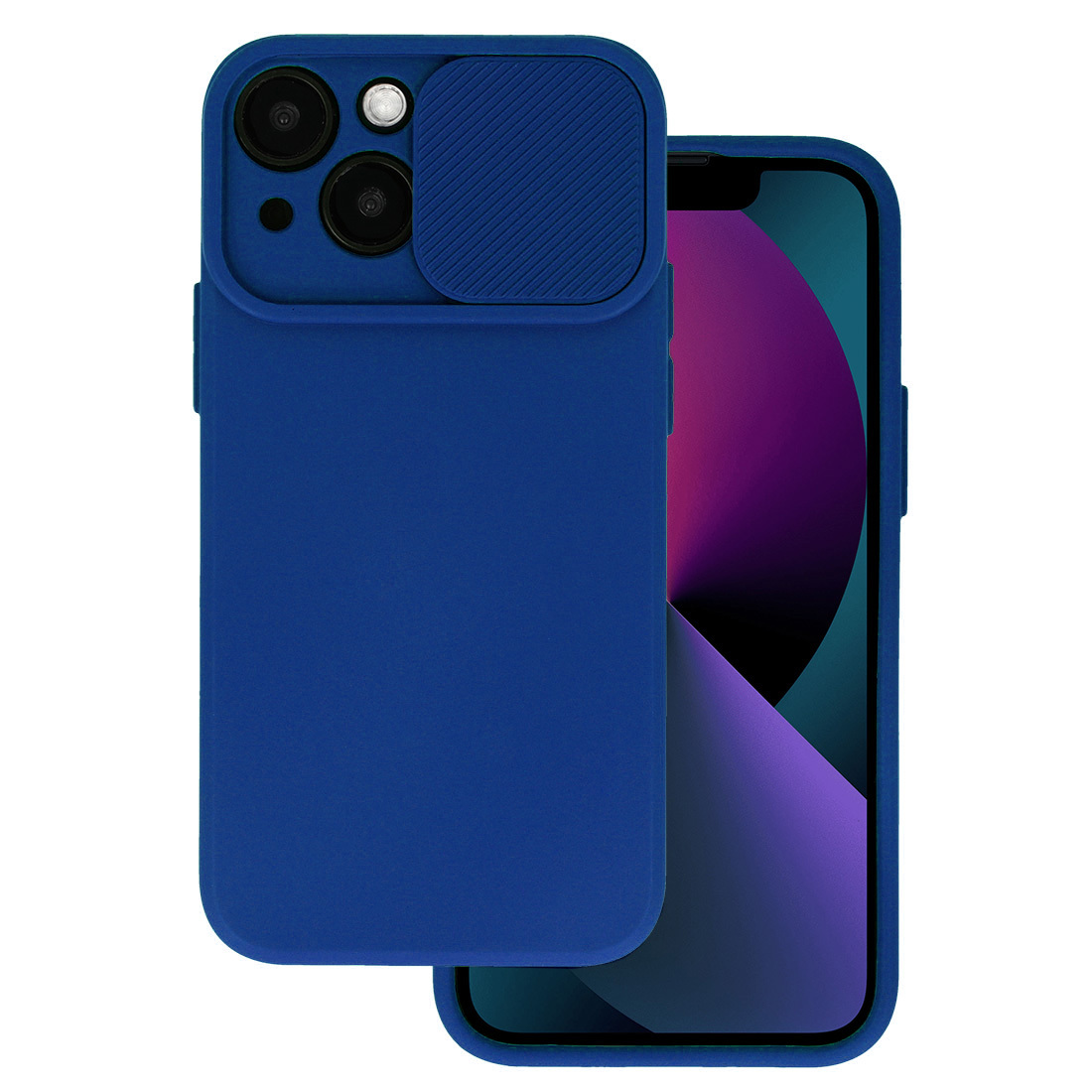 Pokrowiec etui z elastycznego TPU Camshield Soft granatowe Xiaomi 13 Pro