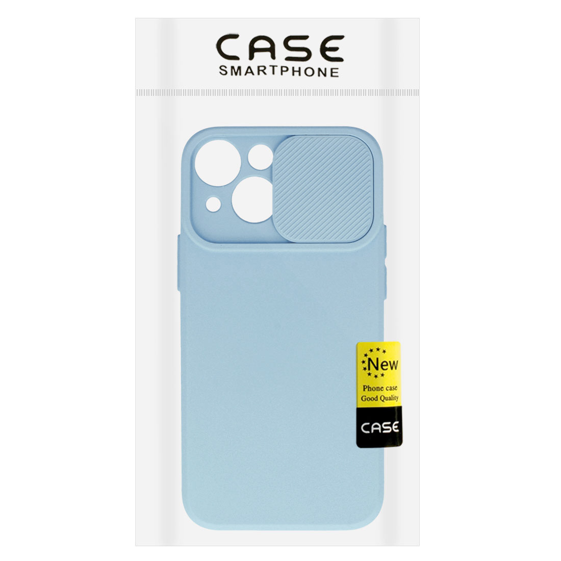 Pokrowiec etui z elastycznego TPU Camshield Soft jasnoniebieskie APPLE iPhone 15 Pro / 7