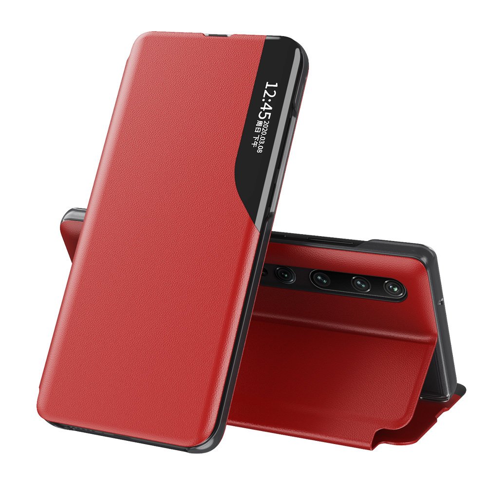 Pokrowiec etui Eco Leather View Case czerwone Xiaomi Mi 10