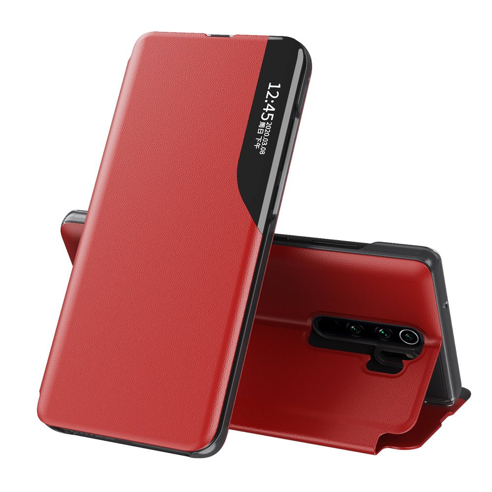 Pokrowiec etui Eco Leather View Case czerwone Xiaomi Redmi Note 8 Pro