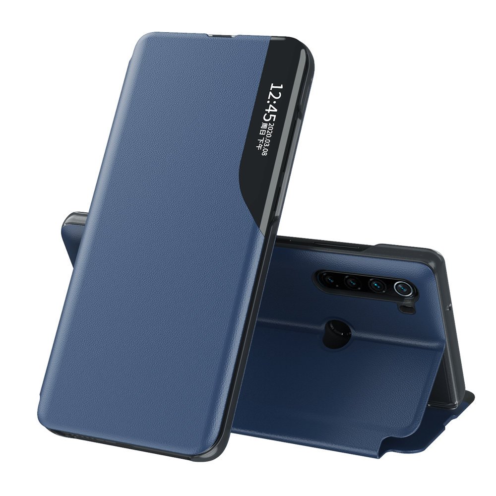Pokrowiec etui Eco Leather View Case granatowe Xiaomi Redmi Note 8T