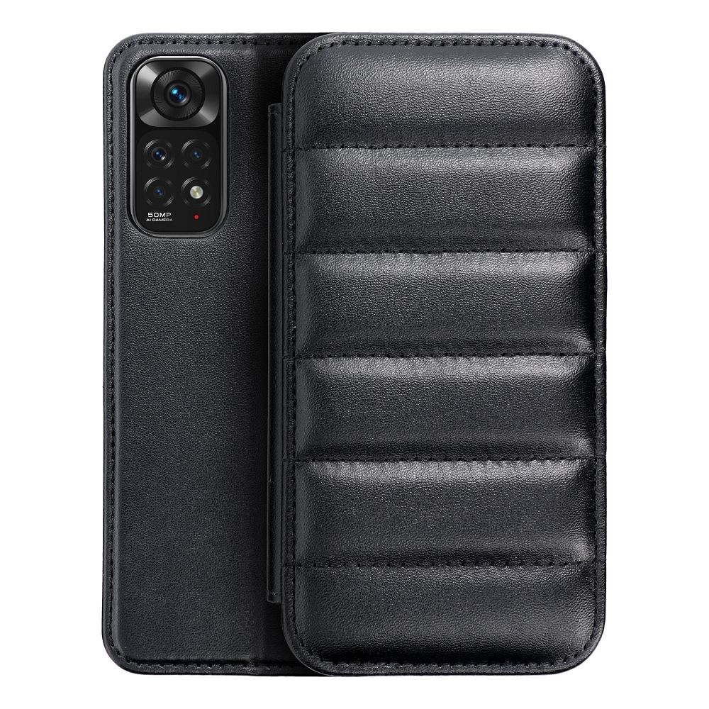 Pokrowiec etui z klapk Book PUFFER czarne Xiaomi Redmi Note 11