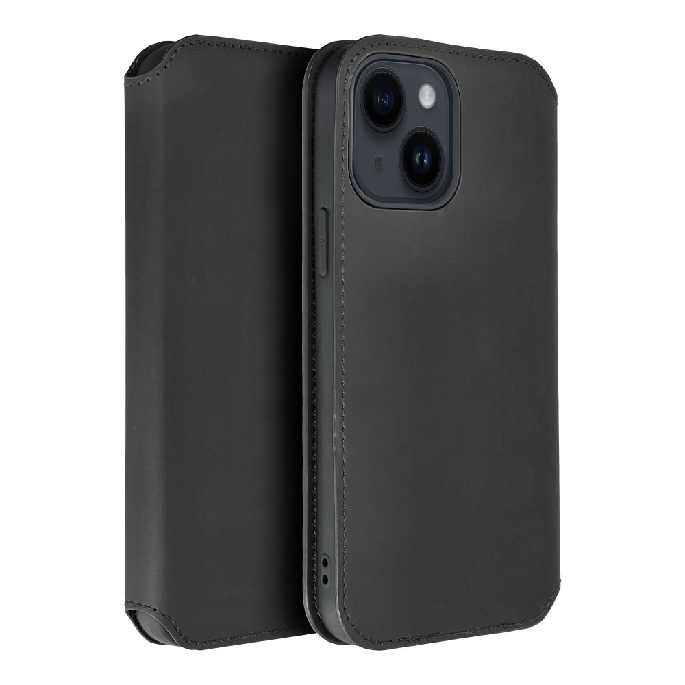 Pokrowiec etui z klapk Dual Pocket czarne APPLE iPhone 14 Plus / 2