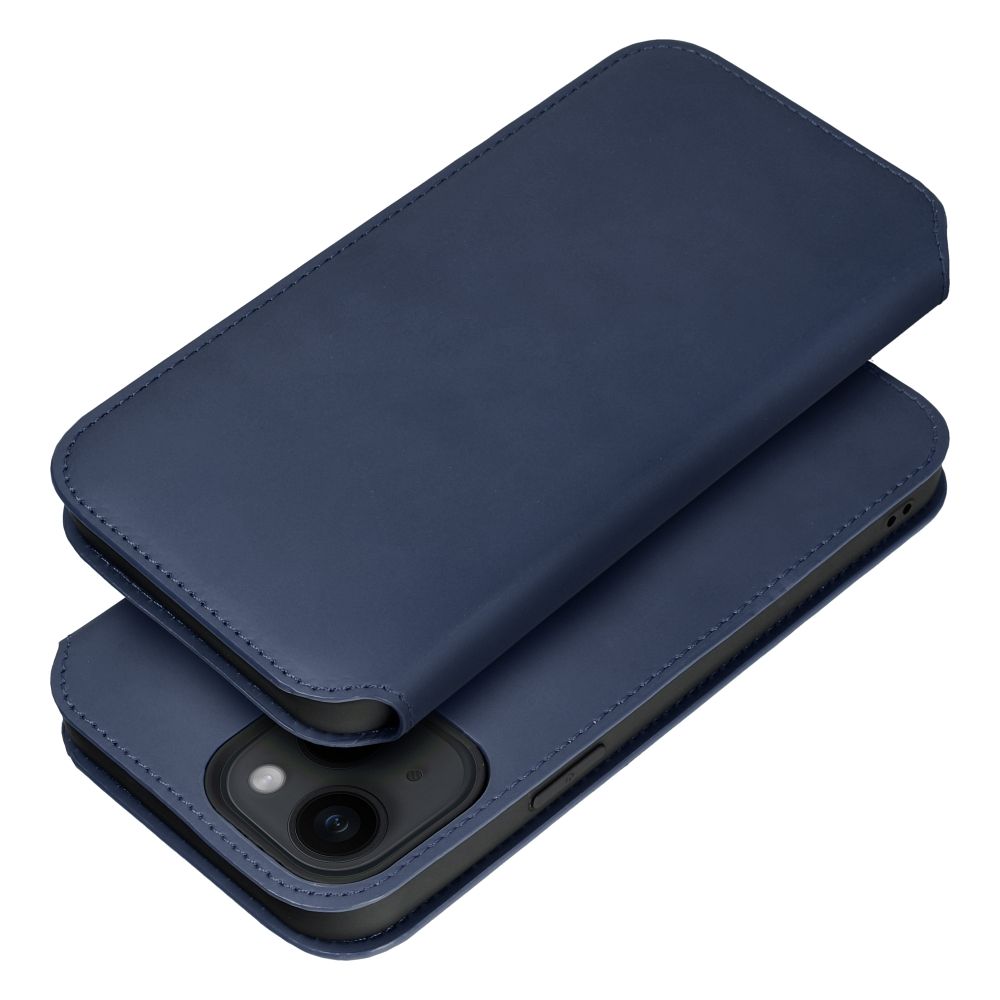 Pokrowiec etui z klapk Dual Pocket granatowe APPLE iPhone 14 Pro