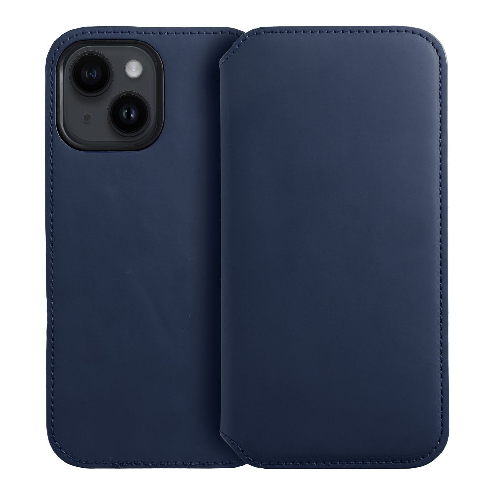 Pokrowiec etui z klapk Dual Pocket granatowe Xiaomi Redmi 9A / 3