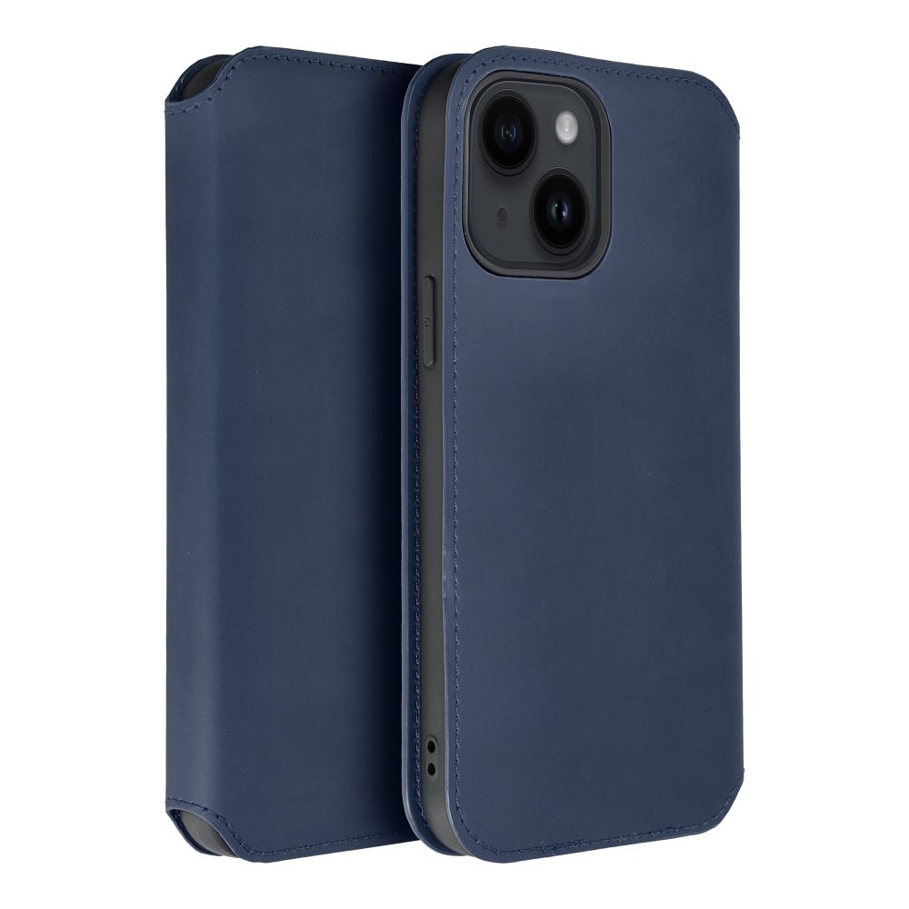 Pokrowiec etui z klapk Dual Pocket granatowe Xiaomi Redmi 9A / 4