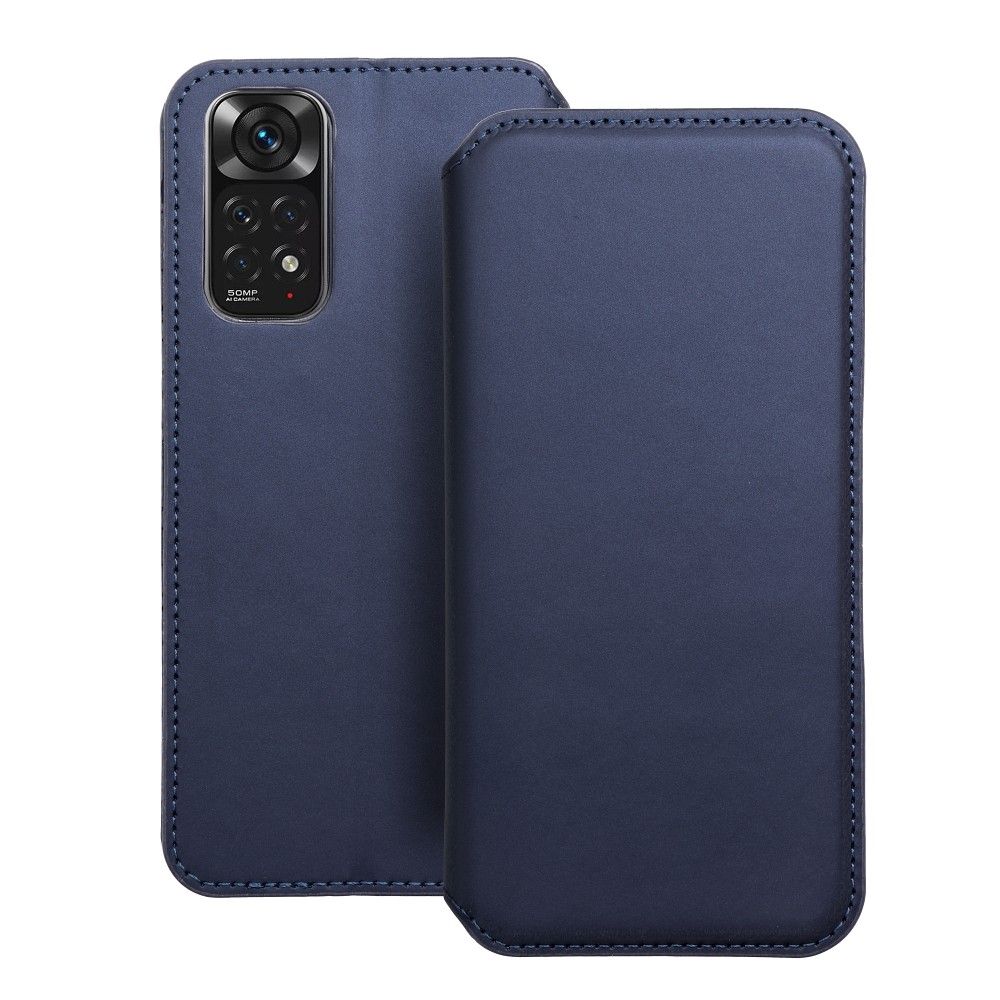 Pokrowiec etui z klapk Dual Pocket granatowe Xiaomi Redmi Note 11