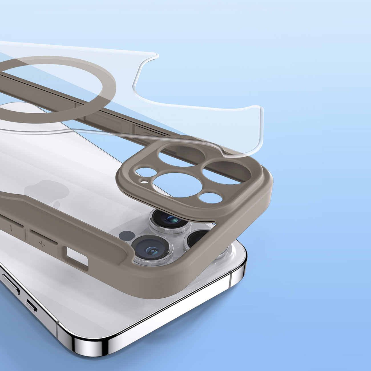 Pokrowiec etui z klapk Dux Ducis Skin X Pro beowe APPLE iPhone 14 Pro Max / 11