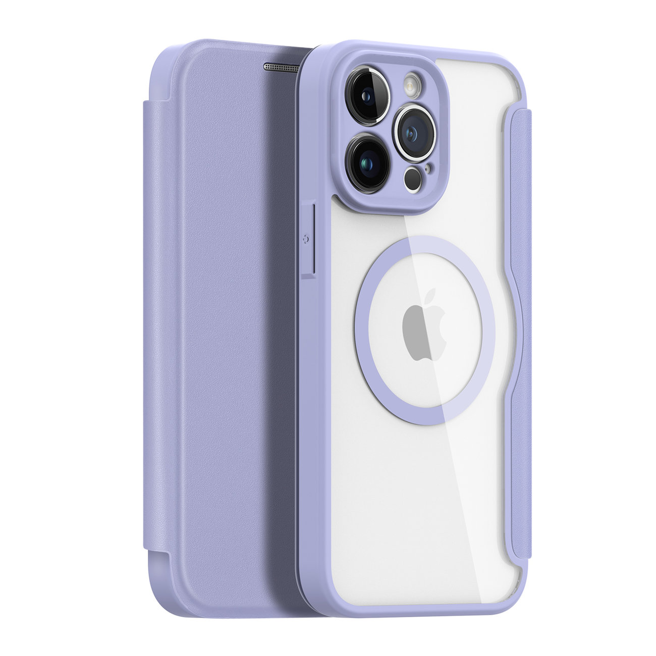 Pokrowiec etui z klapką Dux Ducis Skin X Pro fioletowe APPLE iPhone 14 Pro Max