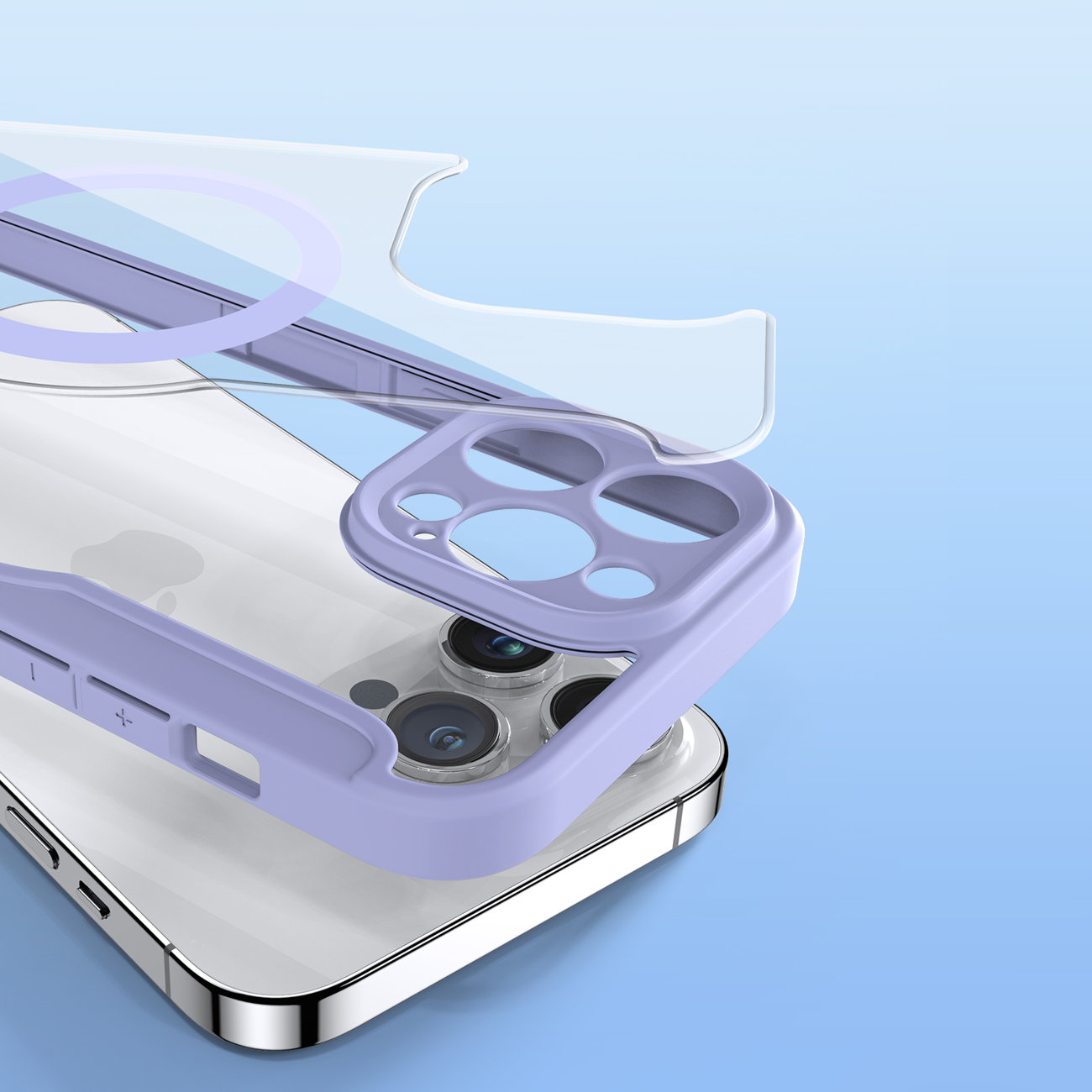 Pokrowiec etui z klapk Dux Ducis Skin X Pro fioletowe APPLE iPhone 14 Pro Max / 11