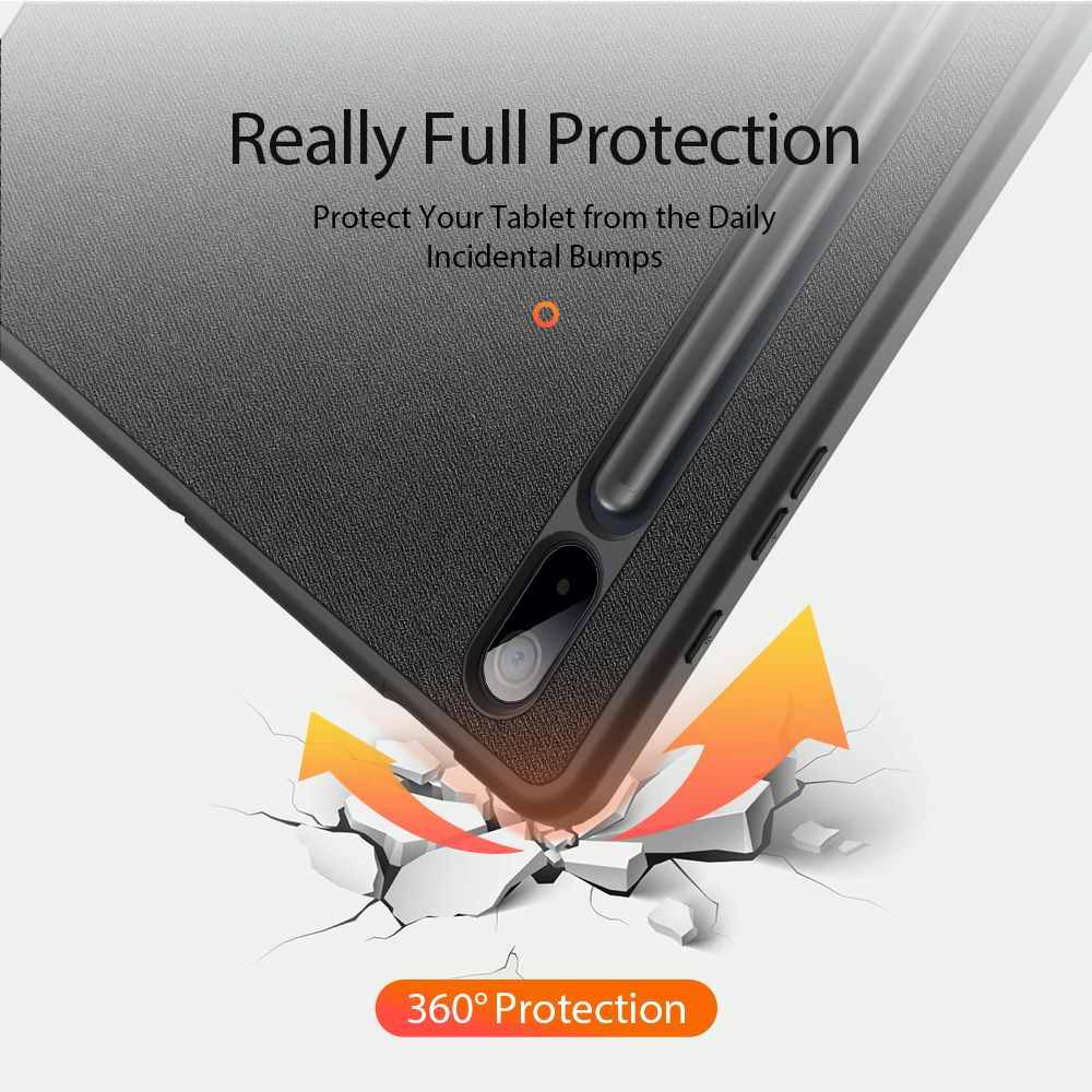 Pokrowiec etui z klapk Duxducis Domo czarne SAMSUNG Galaxy Tab S8 / 10
