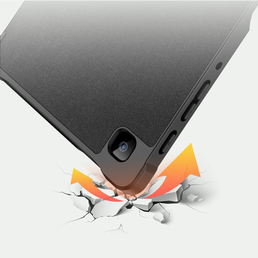 Pokrowiec etui z klapk Duxducis Domo czarne SAMSUNG Galaxy Tab S8+ / 8
