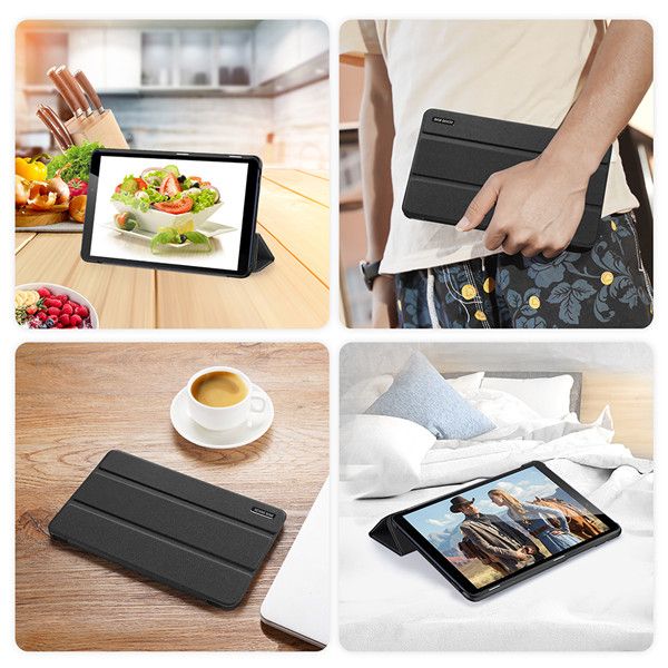 Pokrowiec etui z klapką Duxducis Domo Czarne HUAWEI MatePad T8 8.0 / 7