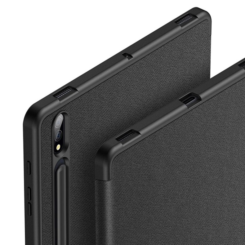 Pokrowiec etui z klapk Duxducis Domo czarne SAMSUNG Galaxy Tab S8 Ultra / 7