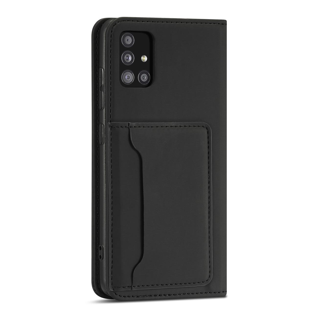 Pokrowiec etui z klapk Magnet Book Card czarne SAMSUNG Galaxy A53 5G / 6