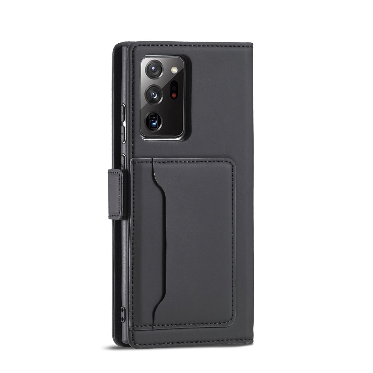 Pokrowiec etui z klapk Magnet Book Card czarne SAMSUNG Galaxy S22 Ultra / 4