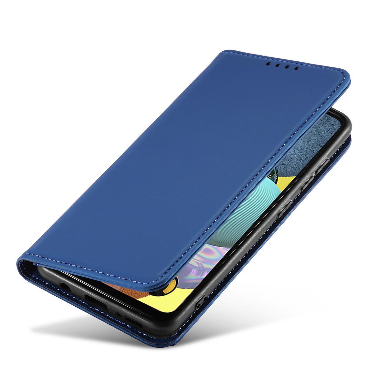 Pokrowiec etui z klapk Magnet Book Card niebieskie SAMSUNG Galaxy A13 5G / 8
