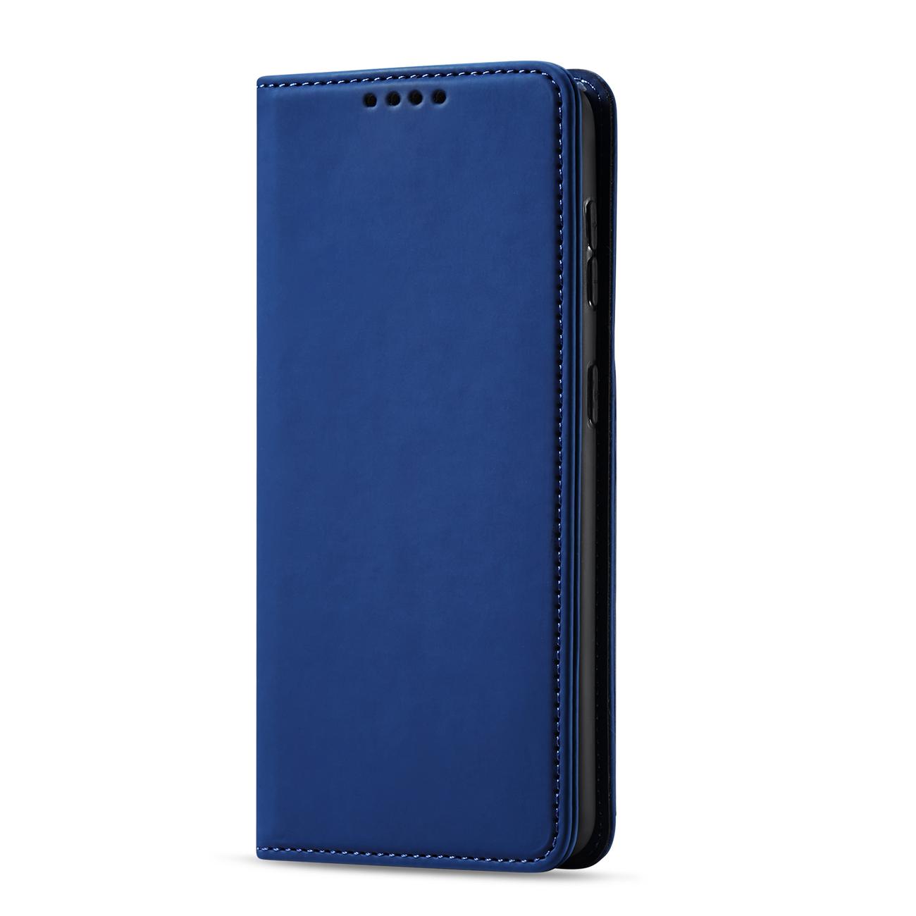 Pokrowiec etui z klapk Magnet Book Card niebieskie SAMSUNG Galaxy S22 / 8