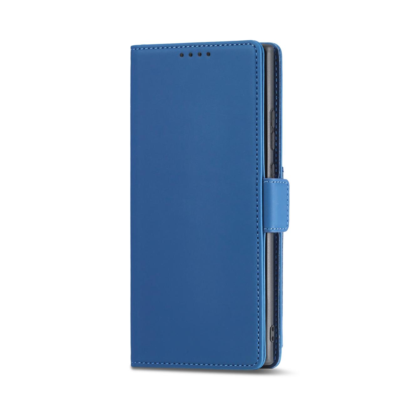 Pokrowiec etui z klapk Magnet Book Card niebieskie SAMSUNG Galaxy S22 Ultra / 10