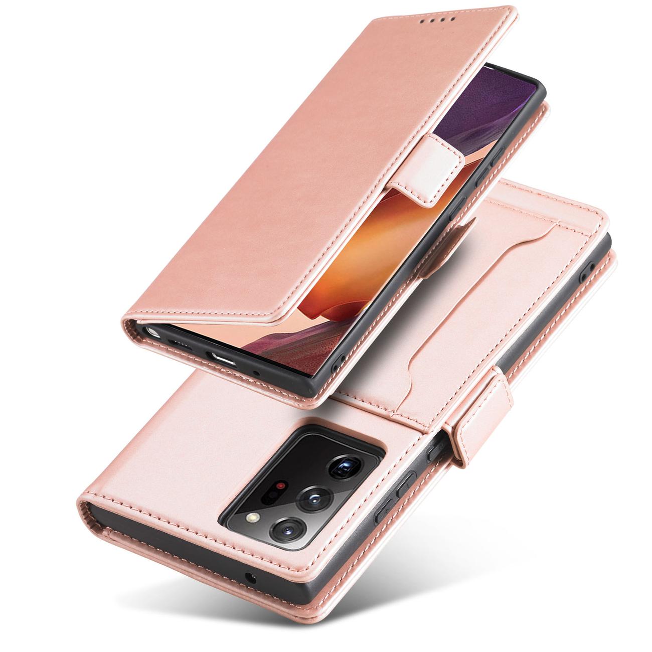 Pokrowiec etui z klapk Magnet Book Card rowe SAMSUNG Galaxy S22 Ultra / 3