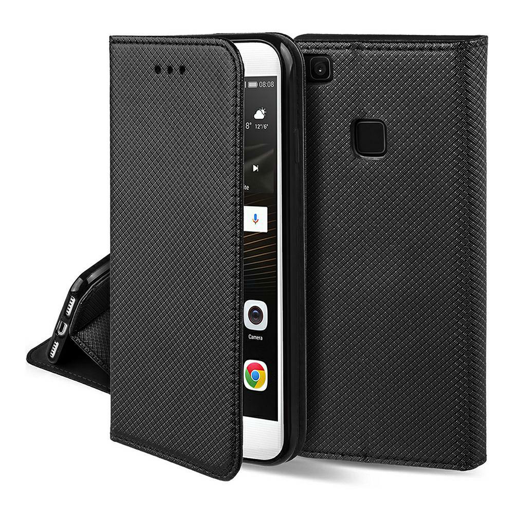 Pokrowiec etui z klapk Magnet Book czarne SAMSUNG Galaxy Note 4
