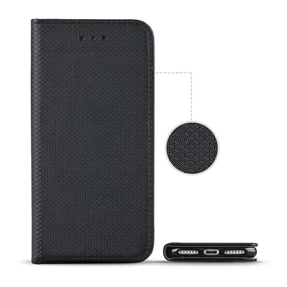 Pokrowiec etui z klapk Magnet Book czarne SAMSUNG Galaxy Note 4 / 2