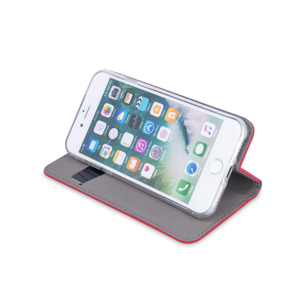 Pokrowiec etui z klapk Magnet Book czerwone APPLE iPhone 15 Plus