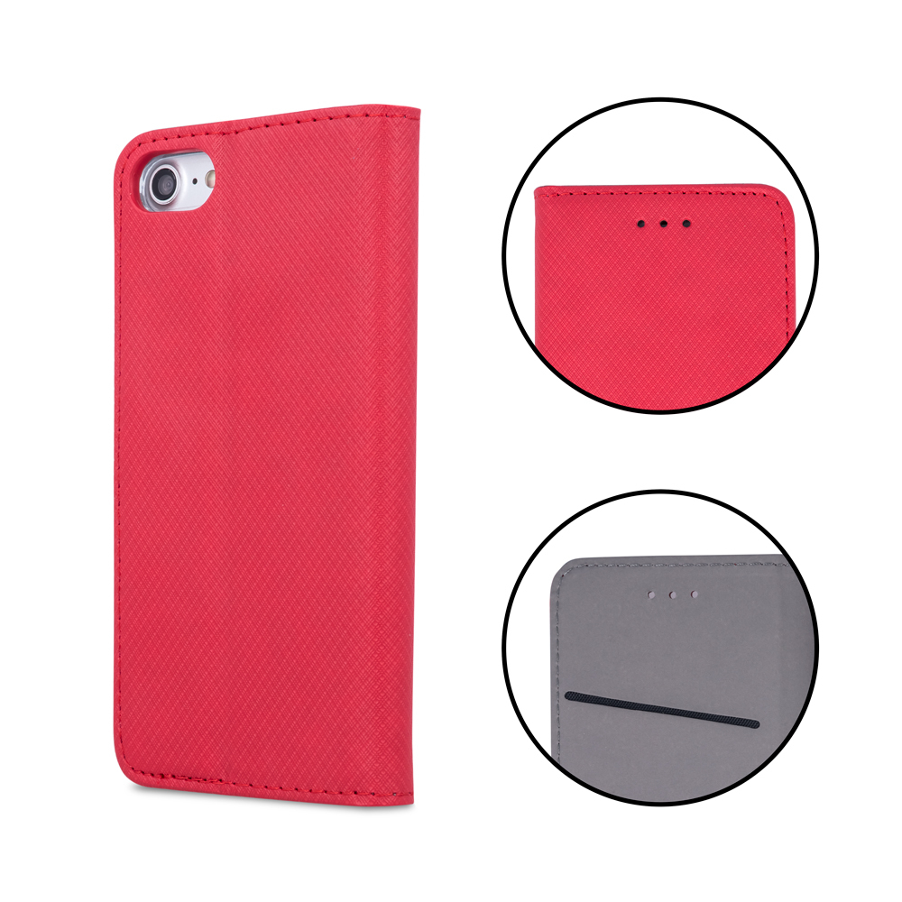 Pokrowiec etui z klapką Magnet Book czerwone APPLE iPhone 16 Pro Max / 5