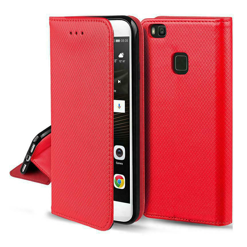 Pokrowiec etui z klapk Magnet Book czerwone LG K42