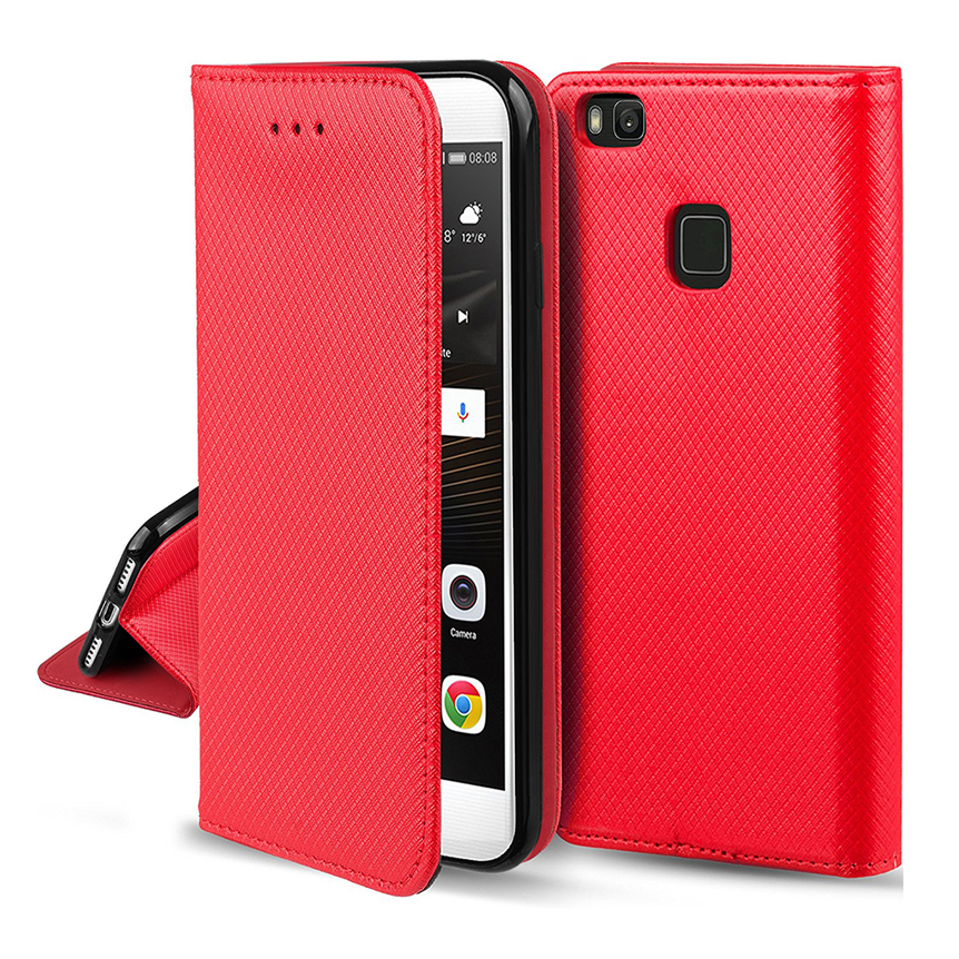 Pokrowiec etui z klapk Magnet Book czerwone LG K8 (2017)
