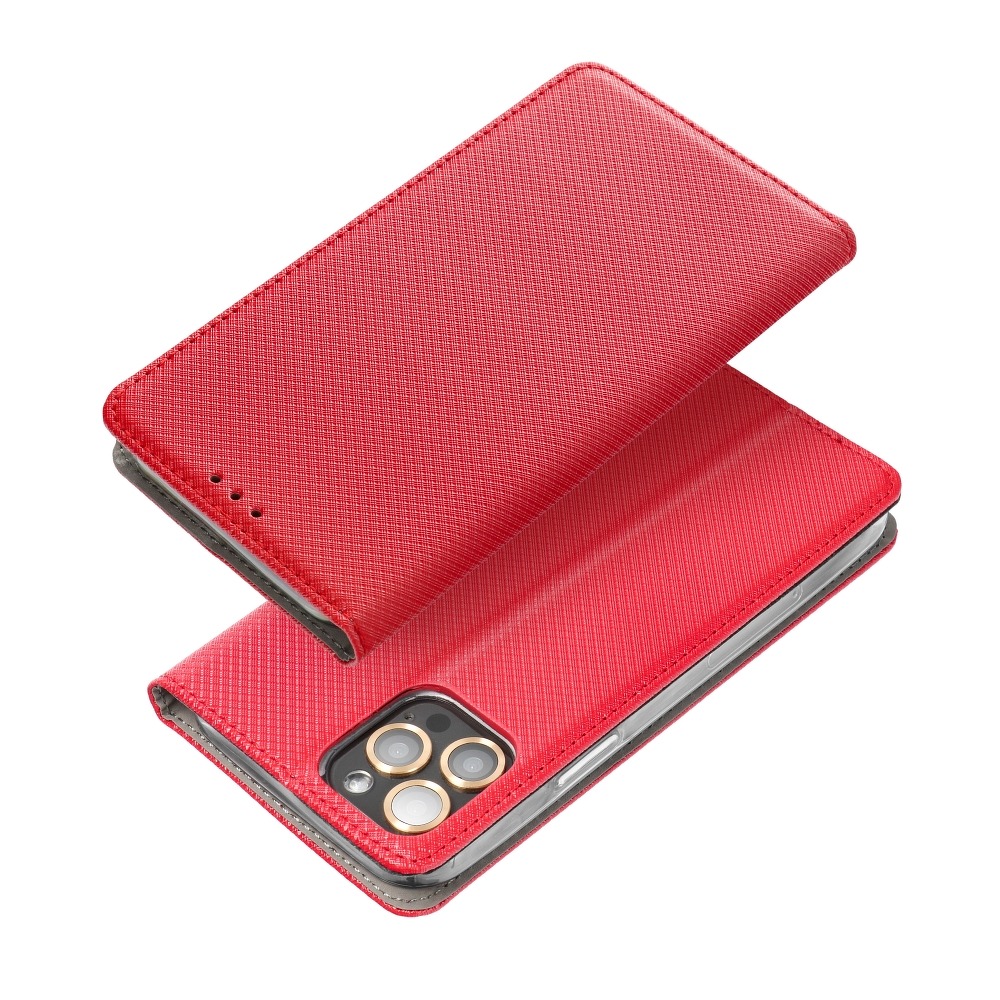 Pokrowiec etui z klapk Magnet Book czerwone MOTOROLA Moto E20 / 4