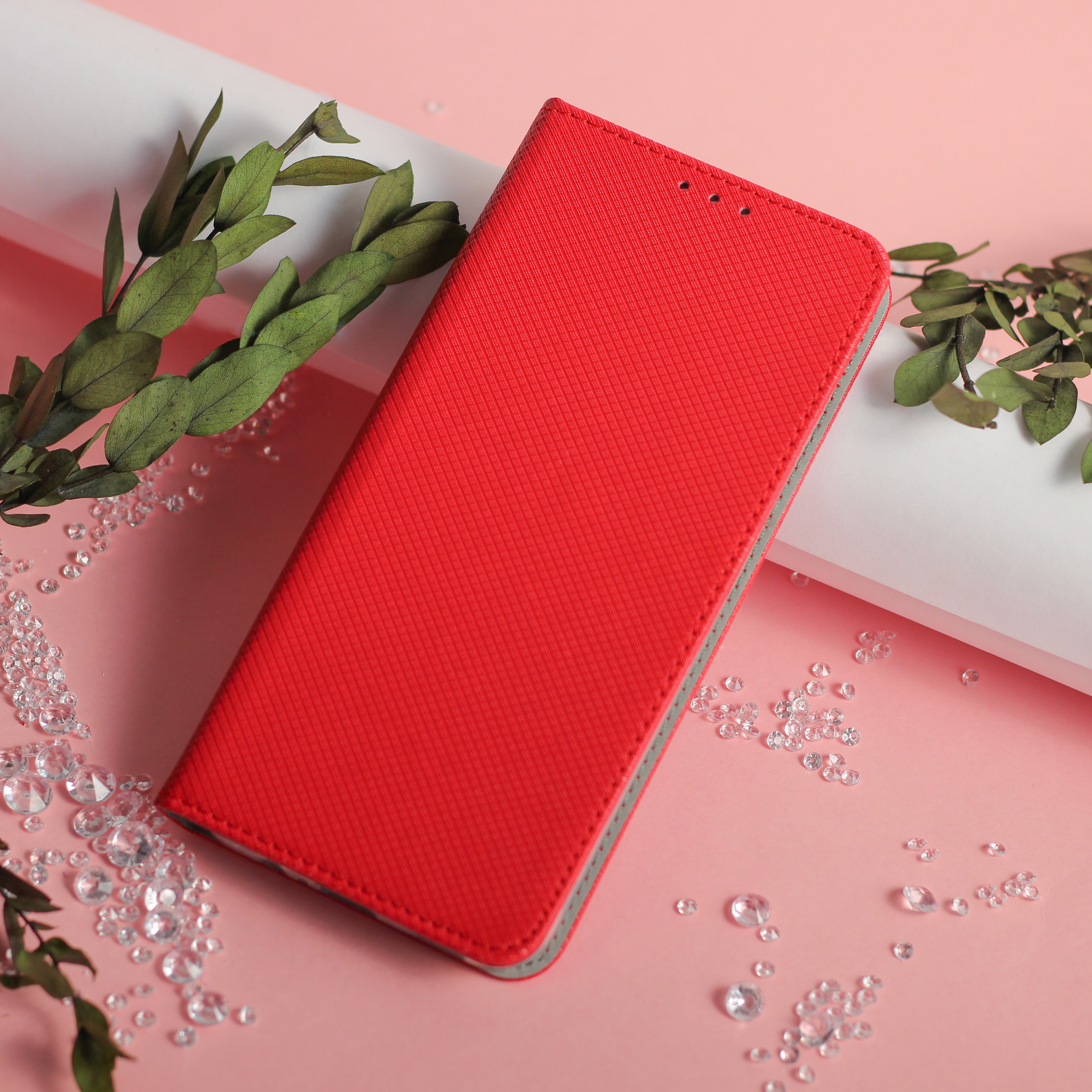 Pokrowiec etui z klapk Magnet Book czerwone OnePlus 11 5G / 7