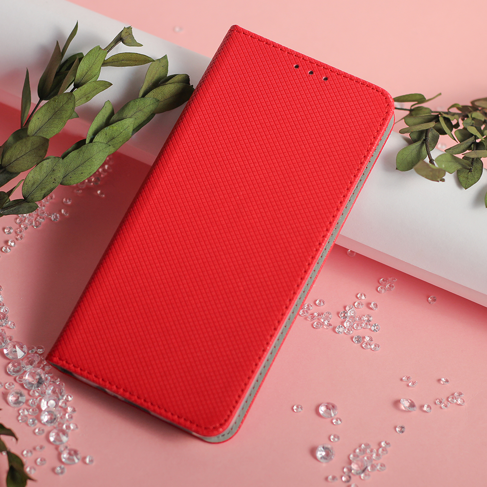 Pokrowiec etui z klapk Magnet Book czerwone Oppo Reno 12F 5G / 7