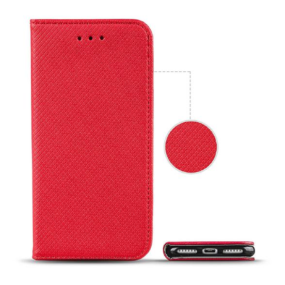 Pokrowiec etui z klapk Magnet Book czerwone SAMSUNG Galaxy A7 2018 / 2