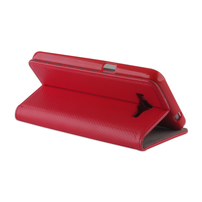 Pokrowiec etui z klapk Magnet Book czerwone Xiaomi Redmi Note 12 Pro+ / 4