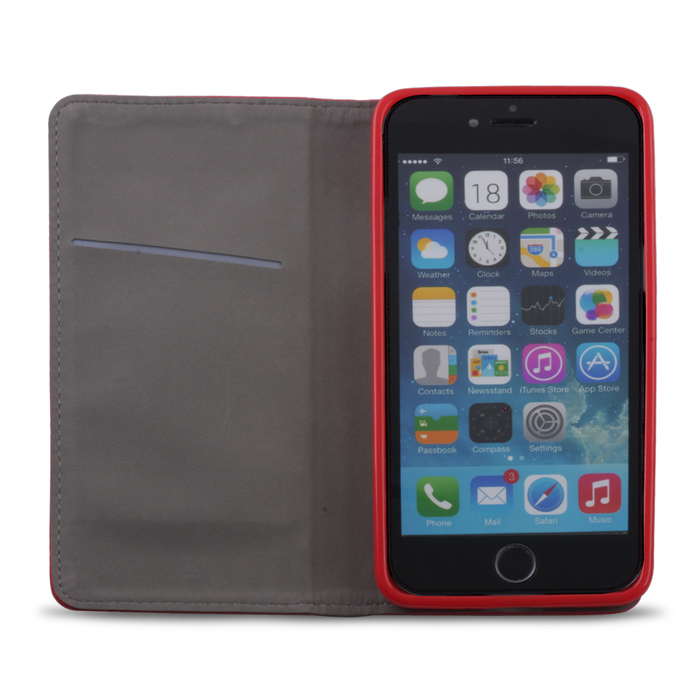 Pokrowiec etui z klapk Magnet Book czerwone Xiaomi Redmi Note 12 Pro+ / 6