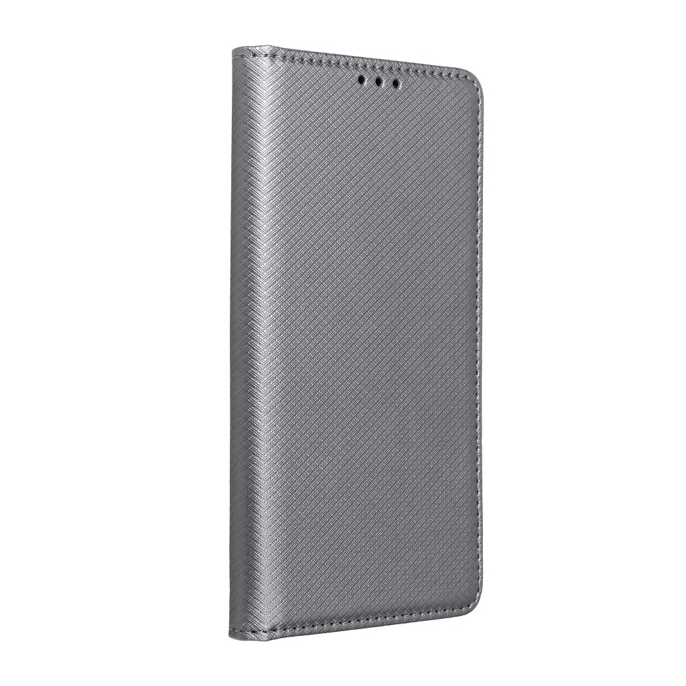 Pokrowiec etui z klapk Magnet Book szare SAMSUNG SM-G900F Galaxy S5 / 2